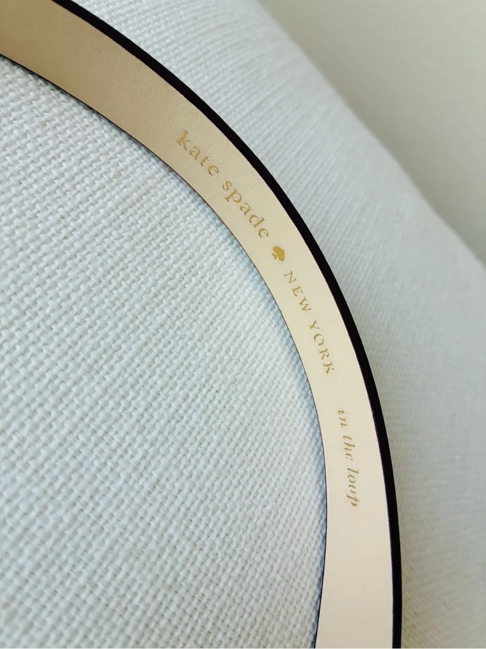 *NWT* Kate Spade S 85cm Genuine Leather Belt Purple - Gold Buckle